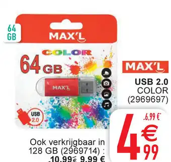 Cora Max'l USB 2.0 aanbieding