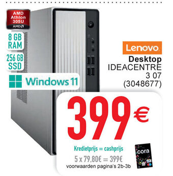 Cora Lenovo Desktop aanbieding