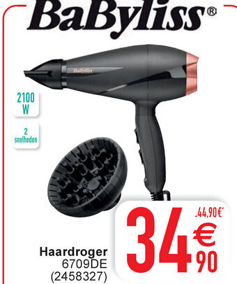 Cora BaByliss Haardroger 6709DE aanbieding
