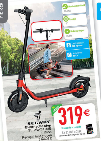 Cora Segway Elektrische Step aanbieding