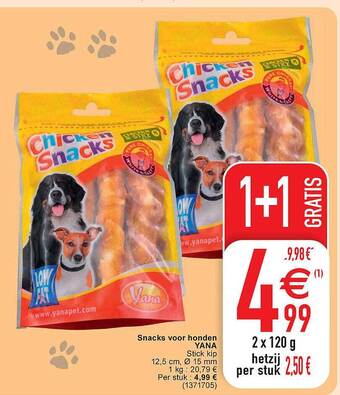 Cora Snacks voor honden yana aanbieding