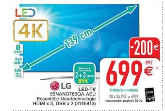 Cora Lg ledtv aanbieding