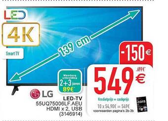 Cora Lg ledtv aanbieding