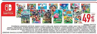 Cora Nintendo switch games aanbieding