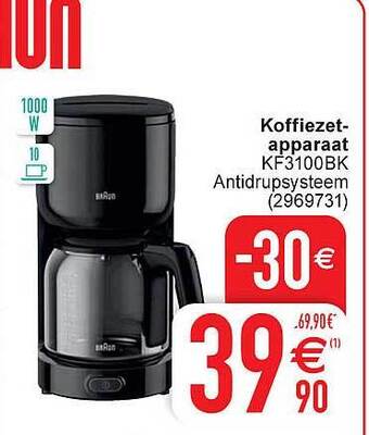 Cora Koffiezetapparaat aanbieding