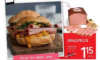 Spar Colruyt Vleesbrood aanbieding
