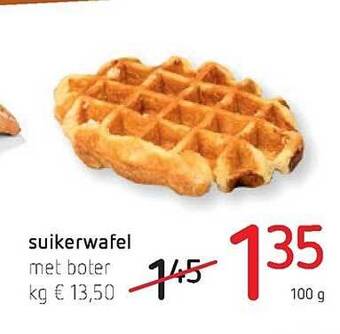 Spar Colruyt Suikerwafel met boter aanbieding