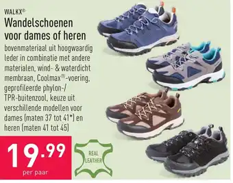 ALDI Walkx Wandelschoenen voor dames of heren aanbieding