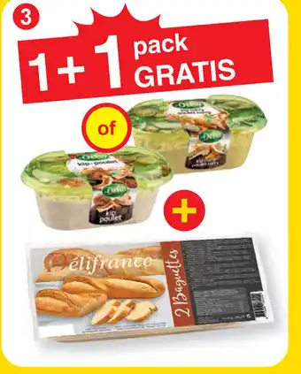 1 Pack Kipsalade Delio Natuur of Curry