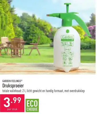 ALDI Garden Feelings Druksproeier aanbieding