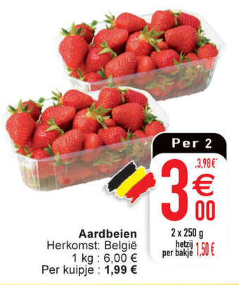 Cora Aardbeien aanbieding