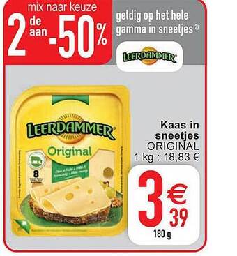 Kaas in sneetjes