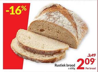 Intermarché Rustiek brood aanbieding