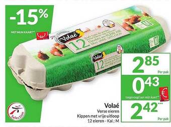 Intermarché Volaé verse eieren aanbieding