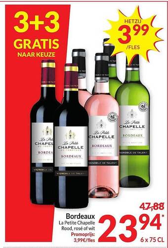 Intermarché Bordeaux la petite chapelle aanbieding