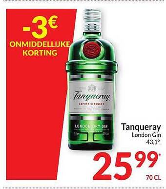 Tanqueray london gin