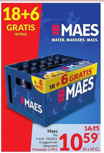 Intermarché Maes pils aanbieding