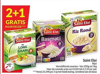 Intermarché Saint eloi rijst aanbieding