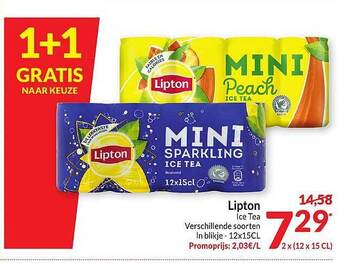 Intermarché Lipton ice tea aanbieding