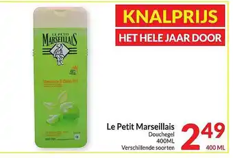 Intermarché Le petit marseillais douchegel aanbieding