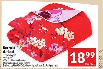 Intermarché Bedrukt dekbed aanbieding