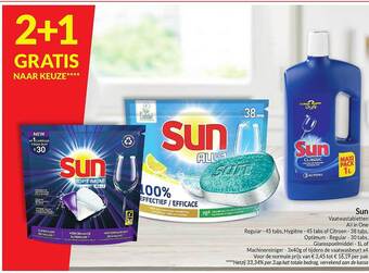Intermarché Sun vaatwastabletten aanbieding