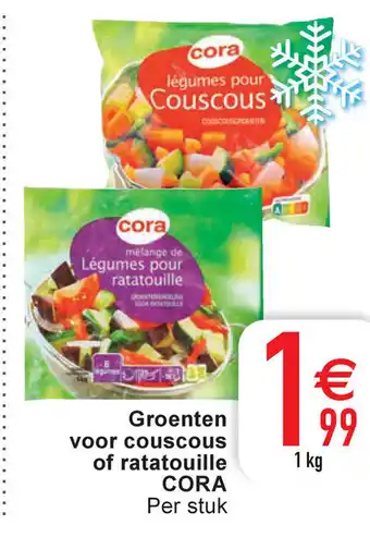 Cora Cora Groenten voor Couscous of Ratatouille aanbieding