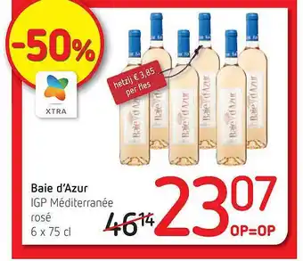 Baie d'azur igp méditerranée rosé
