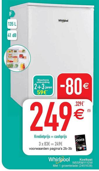 Whirlpool koelkast