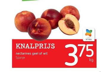 Spar Nectarines geel of wit aanbieding