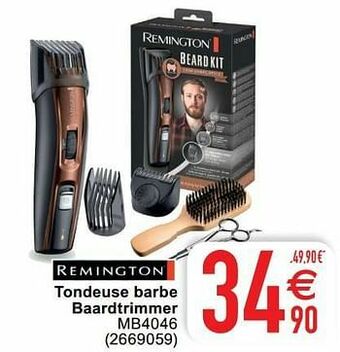 Cora Remington tondeuse barbe baardtrimmer mb4046 aanbieding
