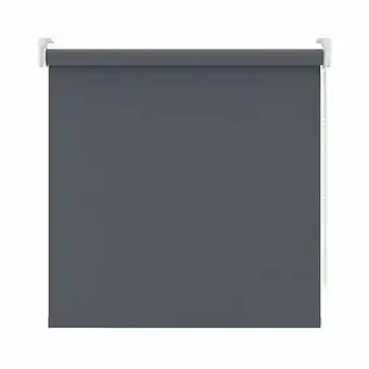 Leen Bakker Rolgordijn verduisterend - antraciet - 90x250 cm - Leen Bakker aanbieding