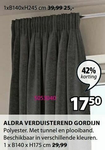 Aldra verduisterend gordijn