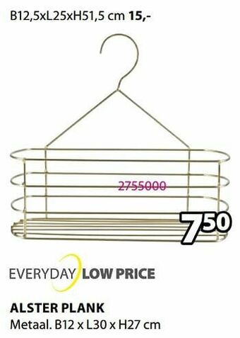 Jysk Alster plank aanbieding