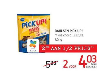Spar Bahlsen pick up! minis choco aanbieding