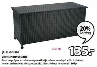 Jysk Yderup kussenbox aanbieding