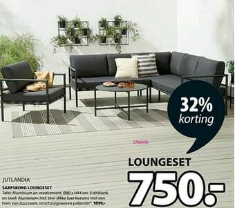 Jysk Sarpsborg loungeset aanbieding