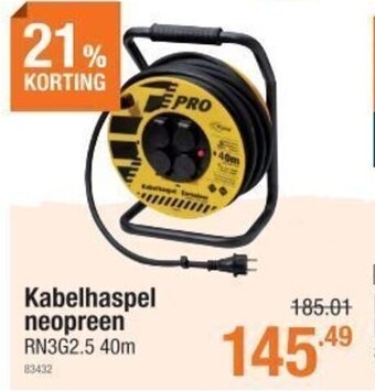 Kabelhaspel neopreen