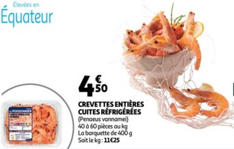 Crevettes Entieres Cuites Refrigerees