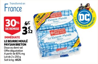 Auchan Le Beurre Moule Paysan Breton aanbieding