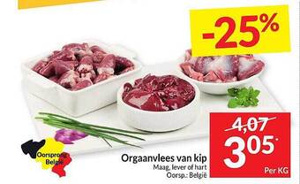 Intermarché Orgaanvlees van kip aanbieding