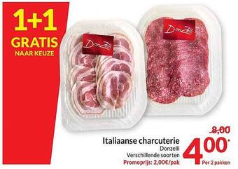 Intermarché Italiaanse charcuterie aanbieding