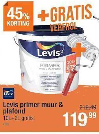 Cevo Levis primer muur & plafond aanbieding