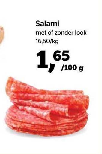 Spar Salami aanbieding