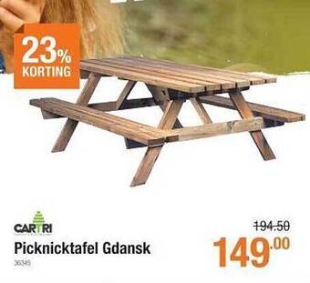 Picknicktafel gdansk