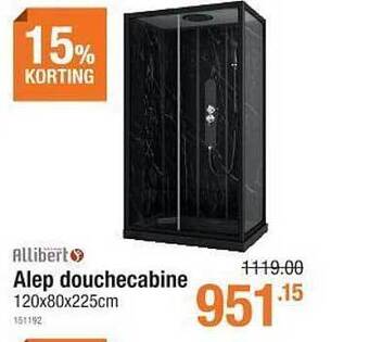 Cevo Alep douchecabine aanbieding