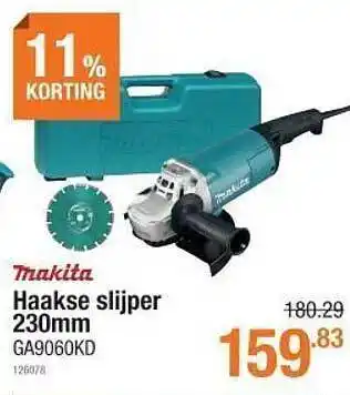 Haakse slijper 230mm