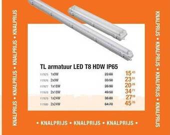 Cevo Tl armatuur led t8 hdw ip65 aanbieding