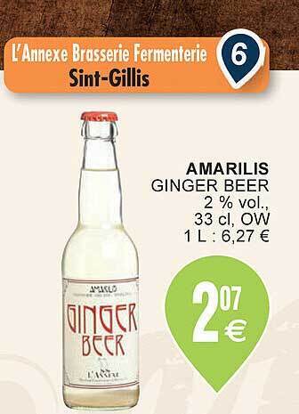 Cora Amarilis ginger beer aanbieding