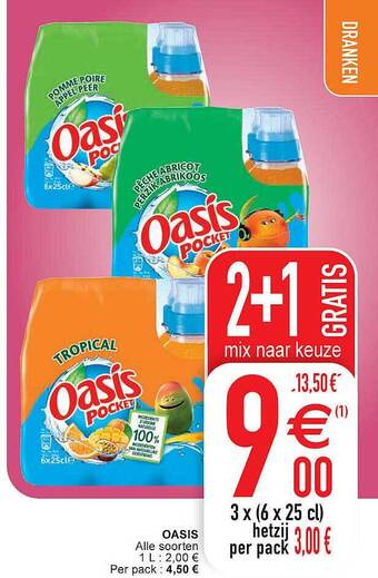 Cora Oasis aanbieding